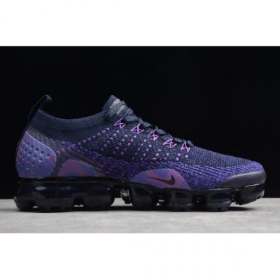 Nike Air Vapormax Flyknit 2 Siyah / Mor / Mavi Koşu Ayakkabısı Türkiye - GEWK8TH6